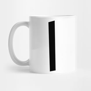 I – Greek Mythology - Black Letter I Mug